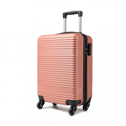 K1996l - Kono Abs Hard Shell Carry On Suitcase - Nude