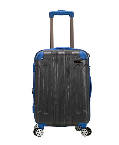 Rockland London Hardside Spinner Wheel Luggage, Two Tone Grey, Carry-On 20-Inch, London Hardside Spinner Wheel Luggage