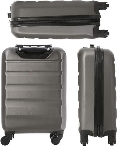 Aerolite Set of 3 Lightweight Luggage 4 Wheel ABS Hard Shell Suitcase 3 Piece with 5 Year Warranty (21" Cabin + 25" Medium + 29" Large)