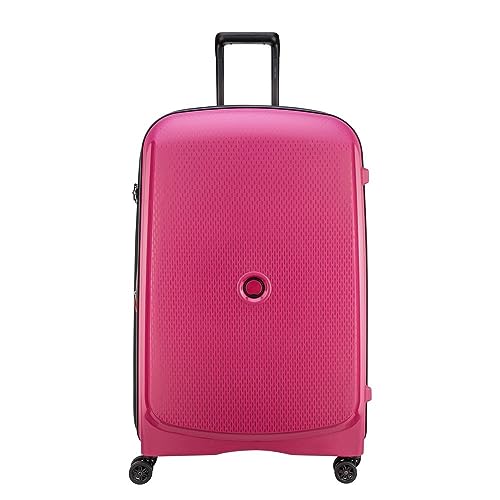 DELSEY PARIS - BELMONT PLUS - Extra Large Rigid Suitcase extandable - 82x52x37 cm - 132 liters - XL - Raspberry