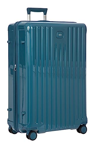 Bric's Positano 4-Wheel Cabin Trolley Suitcase, L, 78 cm, Sea