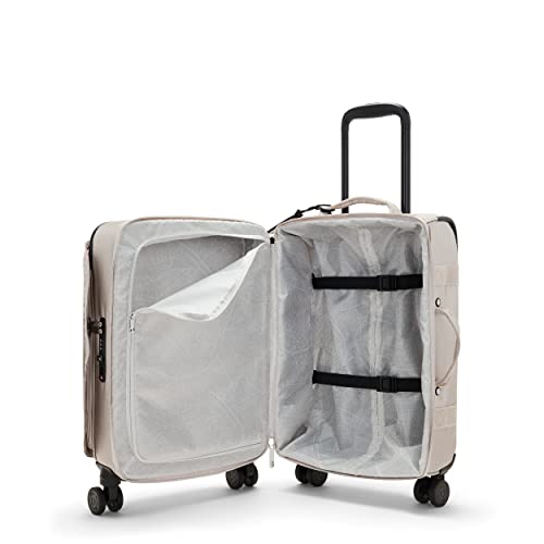 Kipling SPONTANEOUS S, Cabin-Sized, 4-Wheeled 360° Suitcase with Elastic Straps, TSA Lock, 53 cm, 37.5 L, Metallic Glow