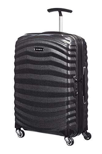 Samsonite Lite-Shock - Spinner S Hand Luggage, 55 cm, 36 Litre, Black (Black)