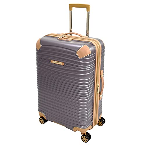 LONDON FOG Chelsea 25" Expandable Spinner, Lilac, 25", Chelsea 25" Expandable Spinner