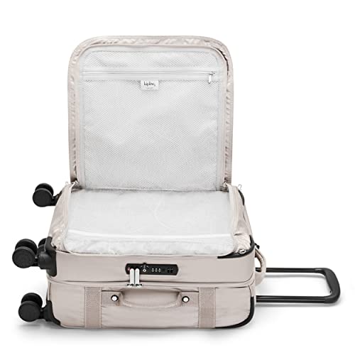 Kipling SPONTANEOUS S, Cabin-Sized, 4-Wheeled 360° Suitcase with Elastic Straps, TSA Lock, 53 cm, 37.5 L, Metallic Glow