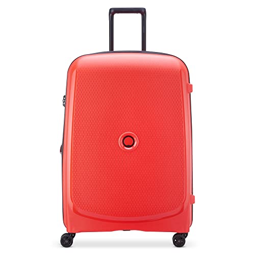 DELSEY PARIS - BELMONT PLUS - Large Rigid Suitcase extendable - 76x52x34 cm - 110 liters - L - Fade Red