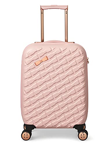 Ted Baker Women's Belle Fashion Lightweight Hardshell Spinner Luggage, Pink, Carry-On 21-Inch, Luggage