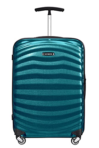 Samsonite Lite-Shock - Spinner S Hand Luggage, 55 cm, 36 Litre, Blue (Petrol Blue)