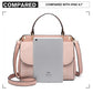 Miss Lulu Stylish Ladies Leather Handbag Shoulder Bag - Pink