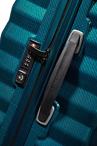 Samsonite Lite-Shock - Spinner S Hand Luggage, 55 cm, 36 Litre, Blue (Petrol Blue)