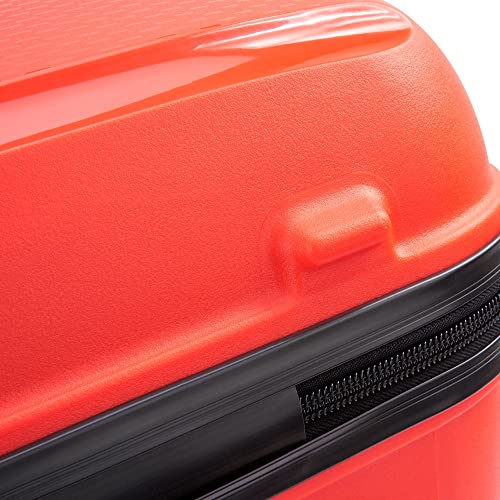 DELSEY PARIS - BELMONT PLUS - Large Rigid Suitcase extendable - 76x52x34 cm - 110 liters - L - Fade Red