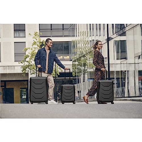 Wenger Prymo Carry-On Luggage, Black - Lightweight & Durable, Convenient Travel Companion