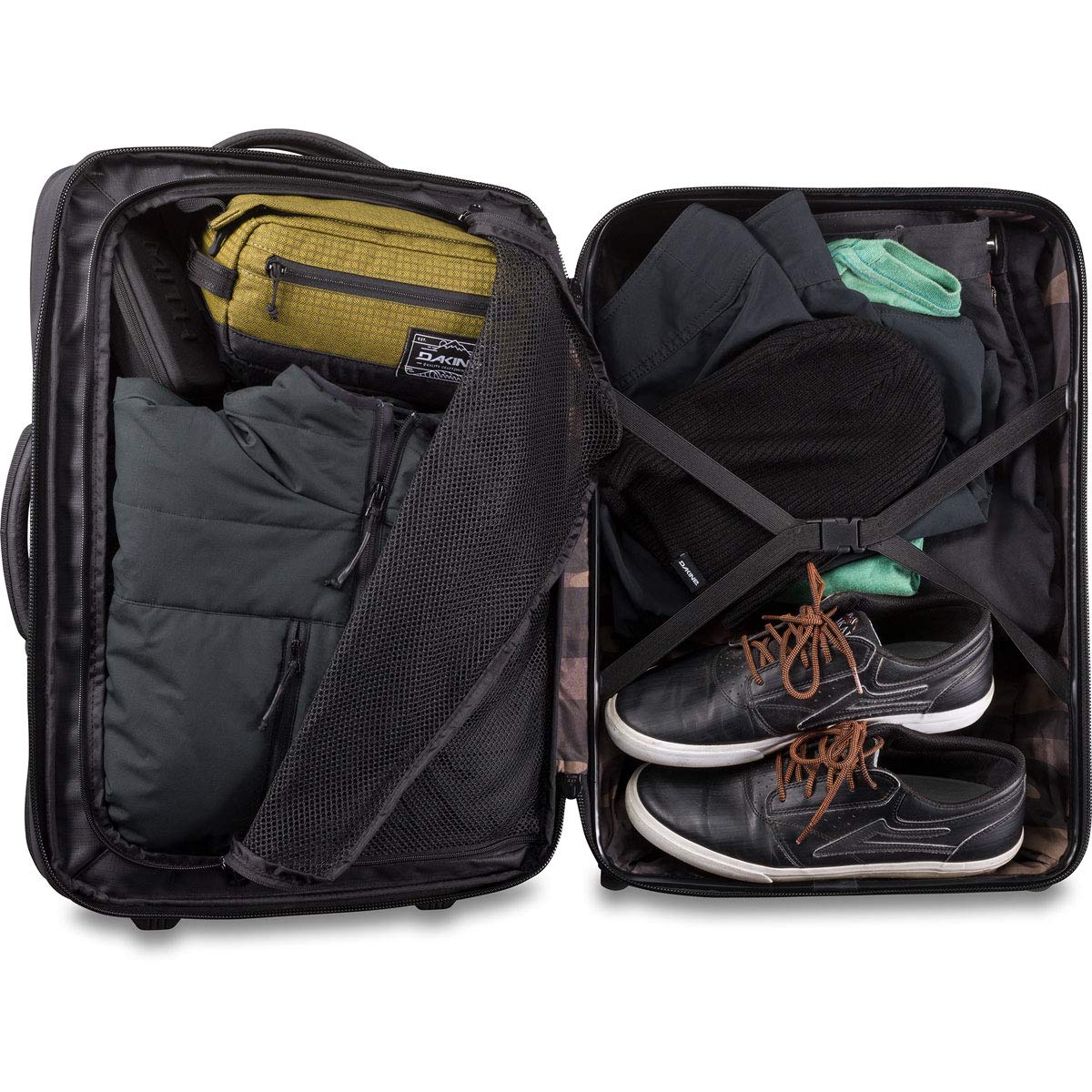 Dakine Status Roller 42L + Travel Bag, Suitcase - Black