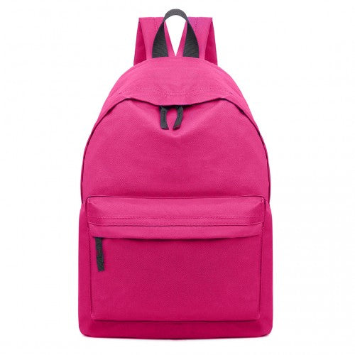 Miss Lulu Large Plain Unisex Backpack