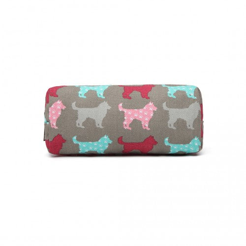 Miss Lulu Dog Canvas Pencil Case