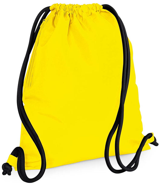 BagBase Icon Gymsac | Yellow/Black