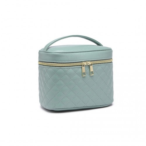 Miss Lulu Make-Up Organiser Storage Bag - Green