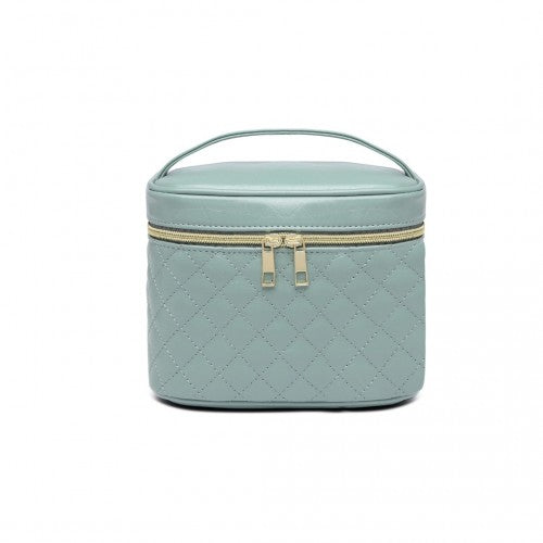 Miss Lulu Make-Up Organiser Storage Bag - Green