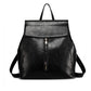 Miss Lulu Vintage Oil-Wax Faux Leather Backpack