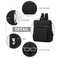 Kono Multi Way Anti-Theft Waterproof Backpack Shoulder Bag - Black