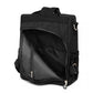 Kono Multi Way Anti-Theft Waterproof Backpack Shoulder Bag - Black