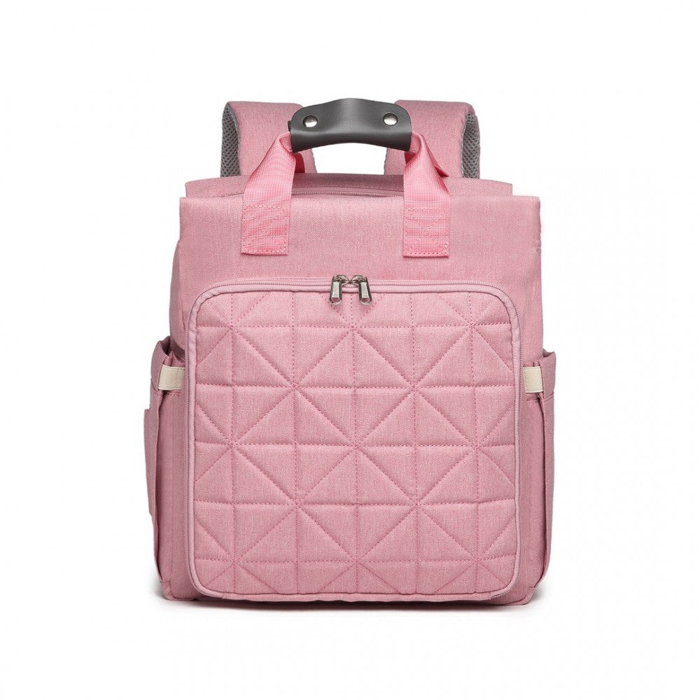 Kono Simple Lightweight Maternity Changing Bag - Pink