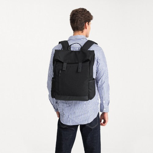 Kono Waterproof Large Capacity School Laptop Backpack - Black