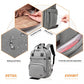 Kono Classic Multi Functional Changing Backpack With USB Charging Interface - Grey