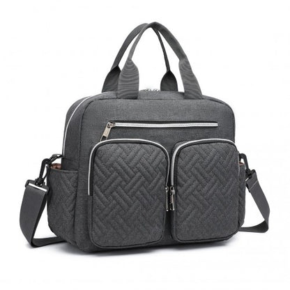 Kono Durable And Functional Changing Tote Bag - Dark Grey