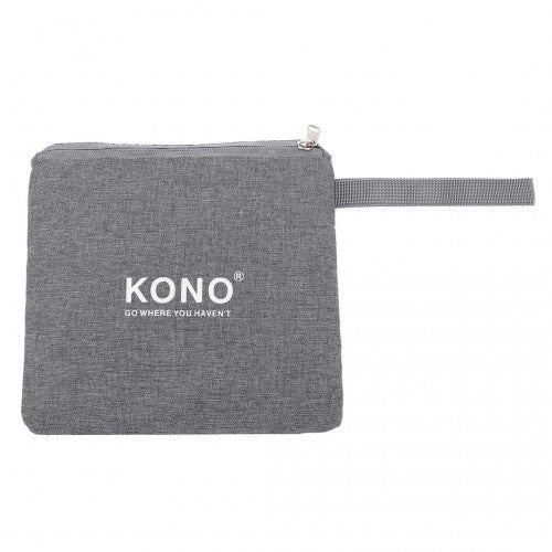 Kono Foldable Waterproof Storage Cabin Travel Handbag - Grey