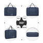 Kono Foldable Waterproof Storage Cabin Travel Handbag - Navy