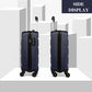 Kono 19 Inch Horizontal Design Abs Hard Shell Suitcase With TSA Lock - Navy