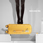 Kono 24 Inch Hard Shell PP Suitcase - Yellow