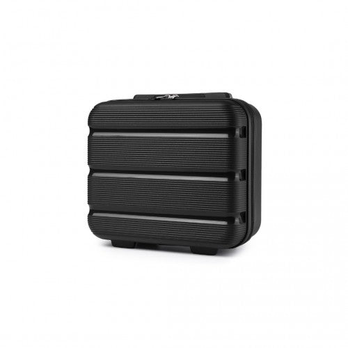 Kono 14 Inch Bright Hard Shell PP Vanity Case - Black