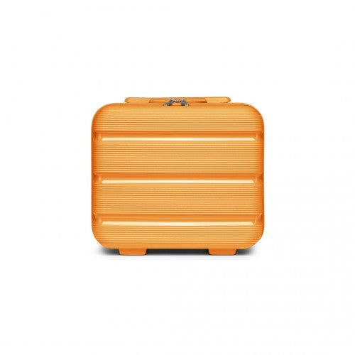 Kono 14 Inch Bright Hard Shell PP Vanity Case - Orange