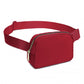 Miss Lulu Lightweight Stylish Water-Resistant Casual Bum Bag - Burgundy