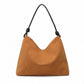 Miss Lulu Minimalist Chic Tote With Personality - Brown